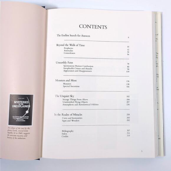 Reader's Digest Mysteries of the Unexplained Strange Stories 1982 HC DJ 9th 1990 - Picture 5 of 6